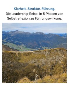 Klarheit. Struktur. Führung. Die Leadership-Reise.